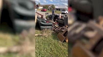 Hilary Hutcheson's videos of Hurricane Ian aftermath