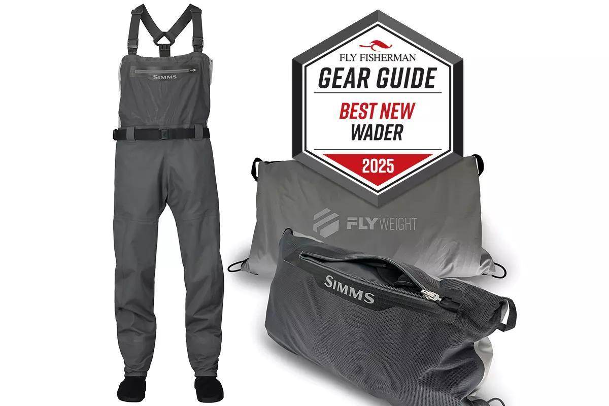 Fly Fisherman's 2025 Gear Guide Best New Wader: Simms Flyweight Packable Wader