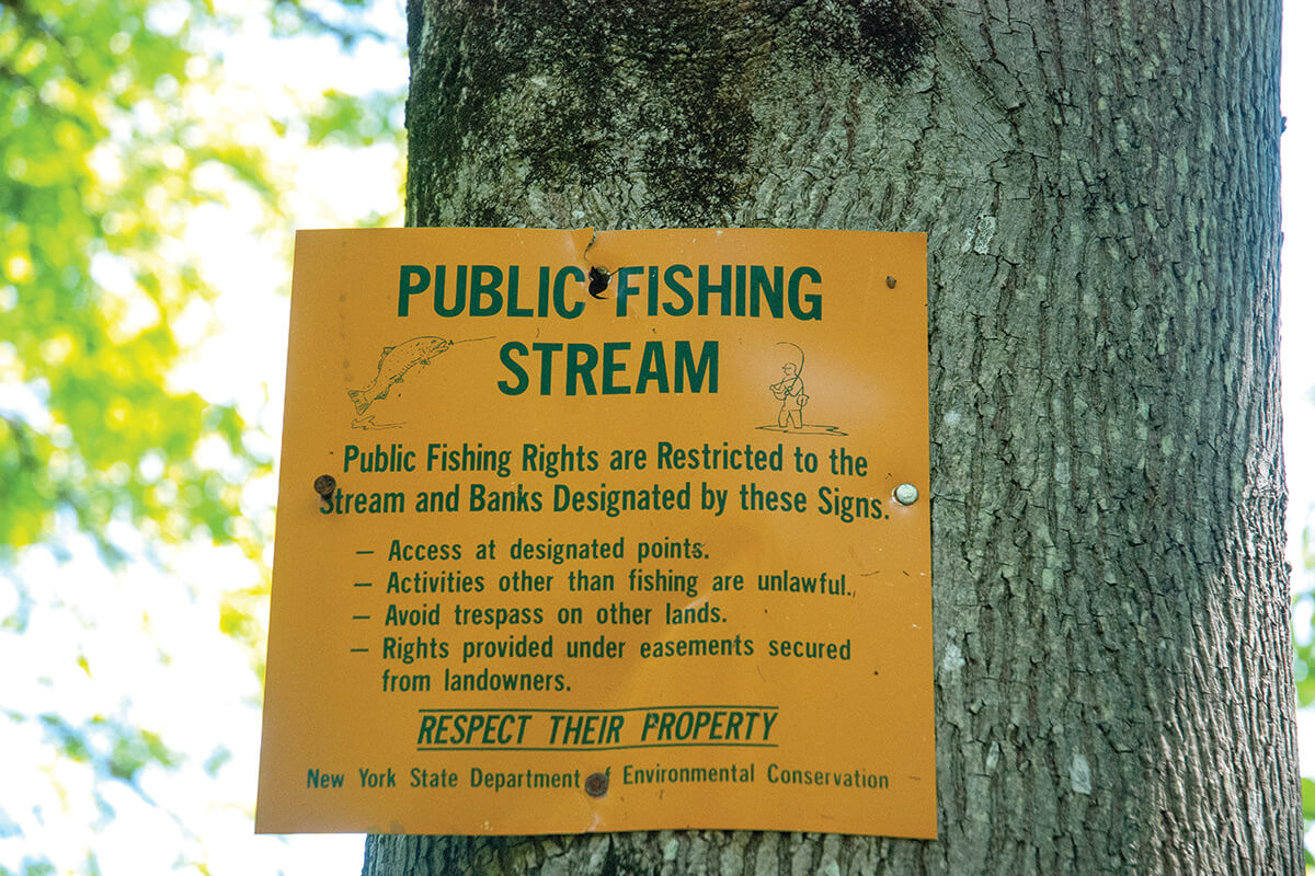 Is New York's Delaware River Public or Private for Anglers?