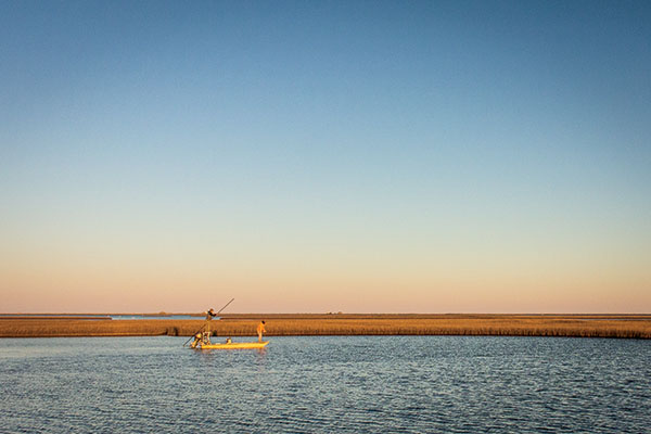 Fly Fishing for Winter Redfish in the Mississippi River Delta
