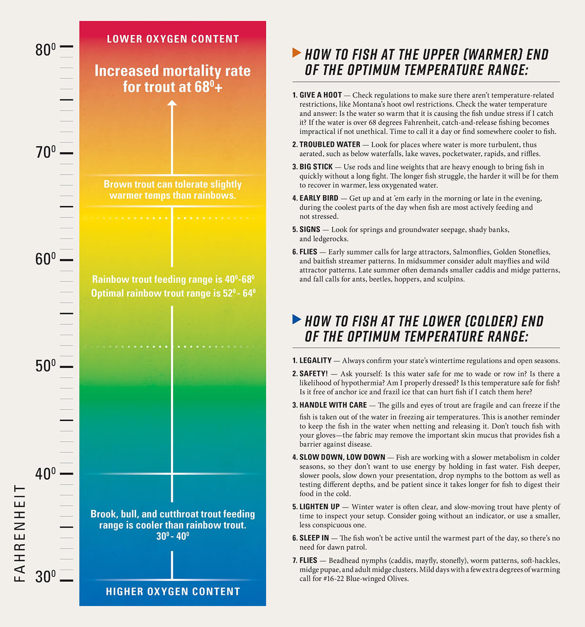 Temps for Trout: How to Catch Fish that Behave Hot n Cold